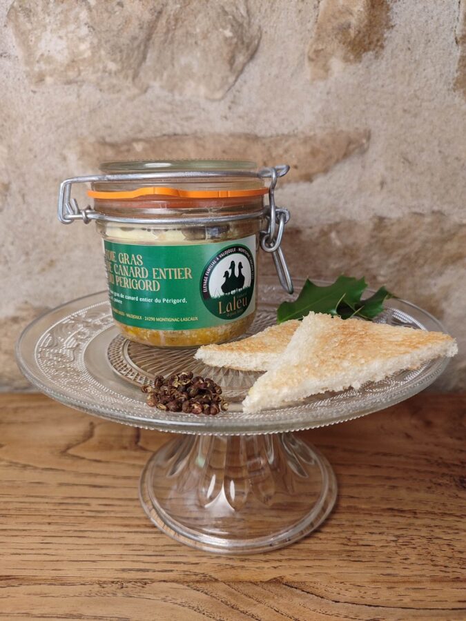 Verrine de fois gras de canard - Canard Laleu