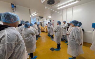 Nos partenaires restaurants en visite à la ferme Canard Laleu