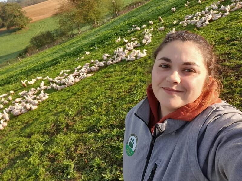 Julie, responsable élevage - Canard Laleu