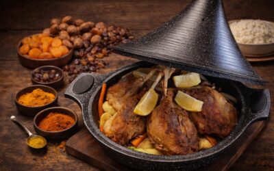 Recette : tajine de canard confit aux agrumes et miel